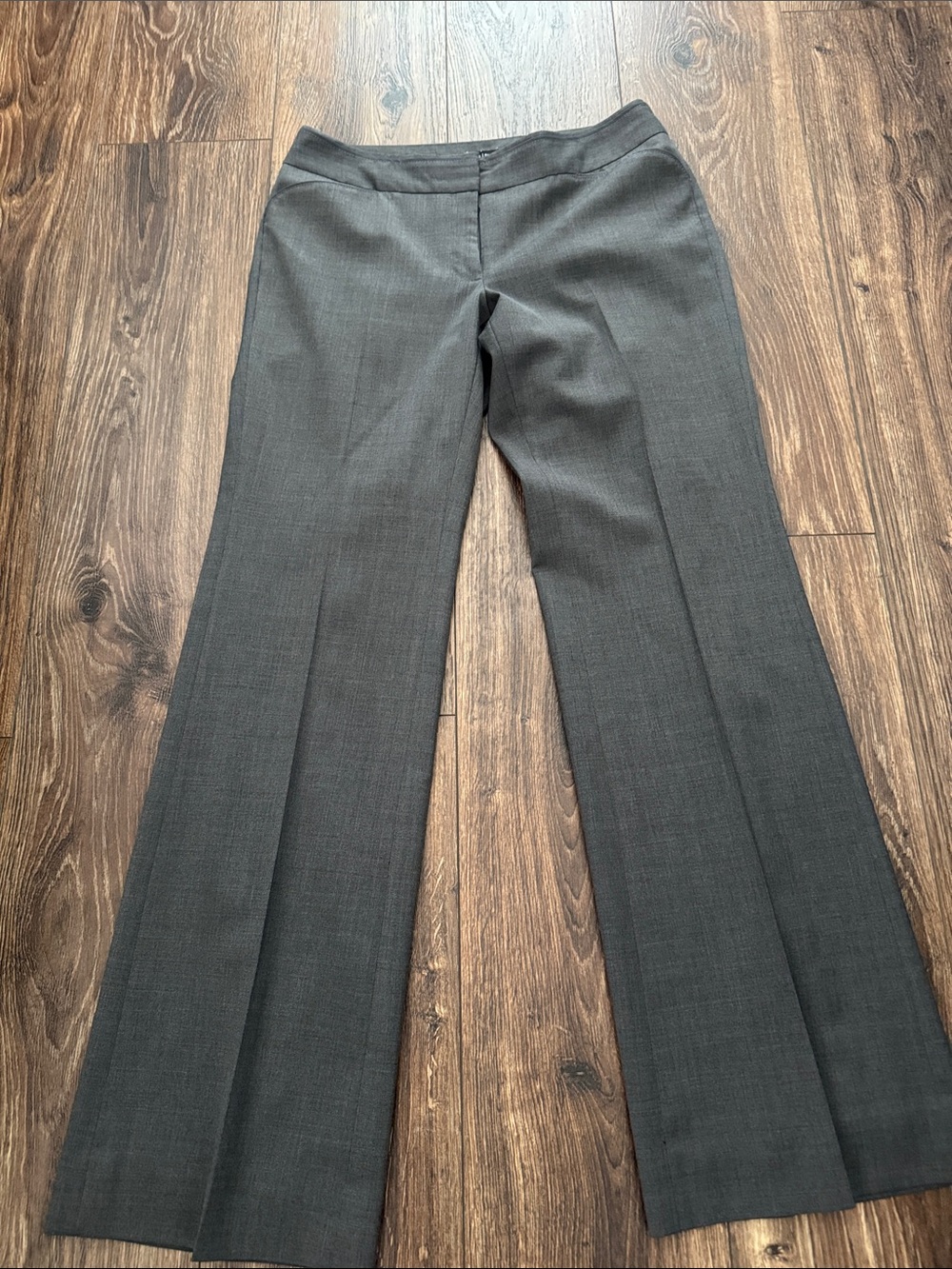 White House Black Market Charcoal Boot Cut Dress Pants